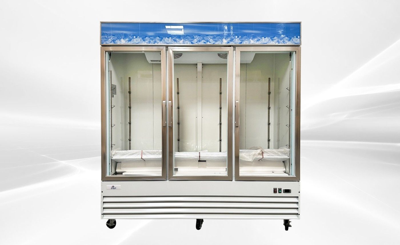 3 glass door Merchandiser Cooler Refrigerator NSF