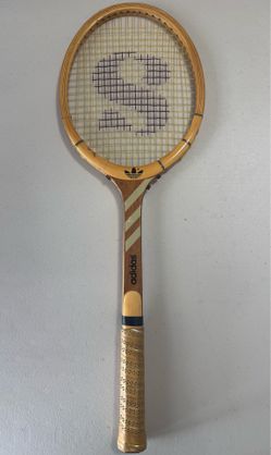 Vintage Adidas ads 050 Wooden Tennis Racket L4 4 1/2 Grip Wood Racquet Nice