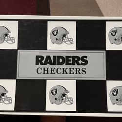 Vintage Raiders Checkers Board Game