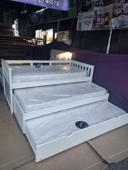 Triple Trundle Tein Beds
