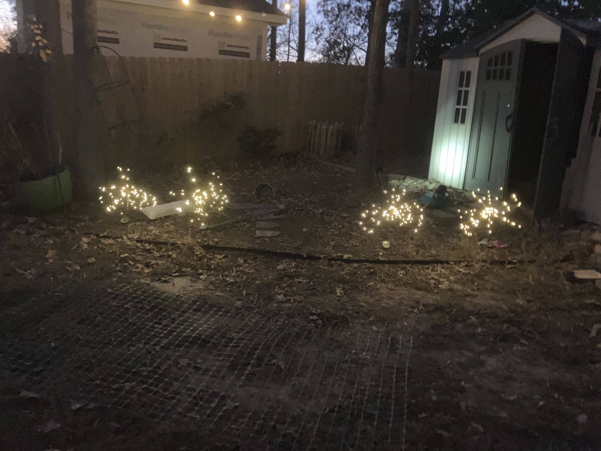 QiShi Outdoor Solar Garden Lights 120 LED Solar Powered Decorative Stake Landscape Light DIY Flowers