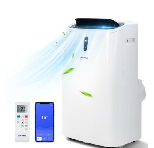 COSTWAY 12000BTU Portable Air Conditioner, in Oscillation Air