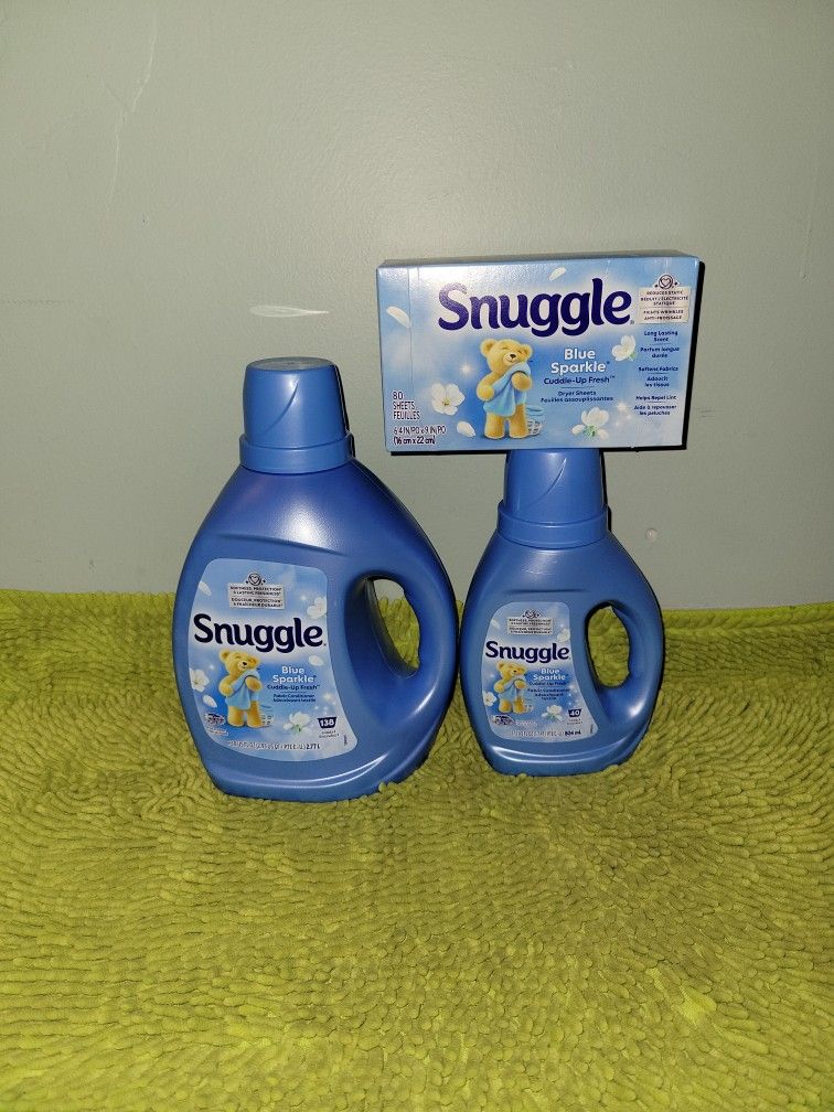 3 Snuggle Blue Sparkle(93.8oz/27.2oz/80Sheets)