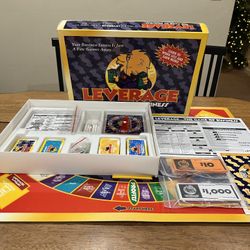 Leverage - The Game Of Business Complete Board Game Action International Rare Vintage