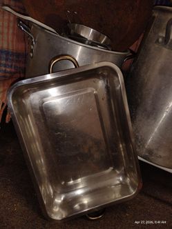 Multiple assortment pots pans