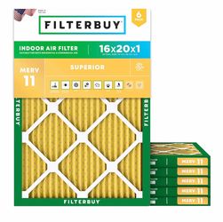 Filterbuy merv 11 16x20x1 pack 4