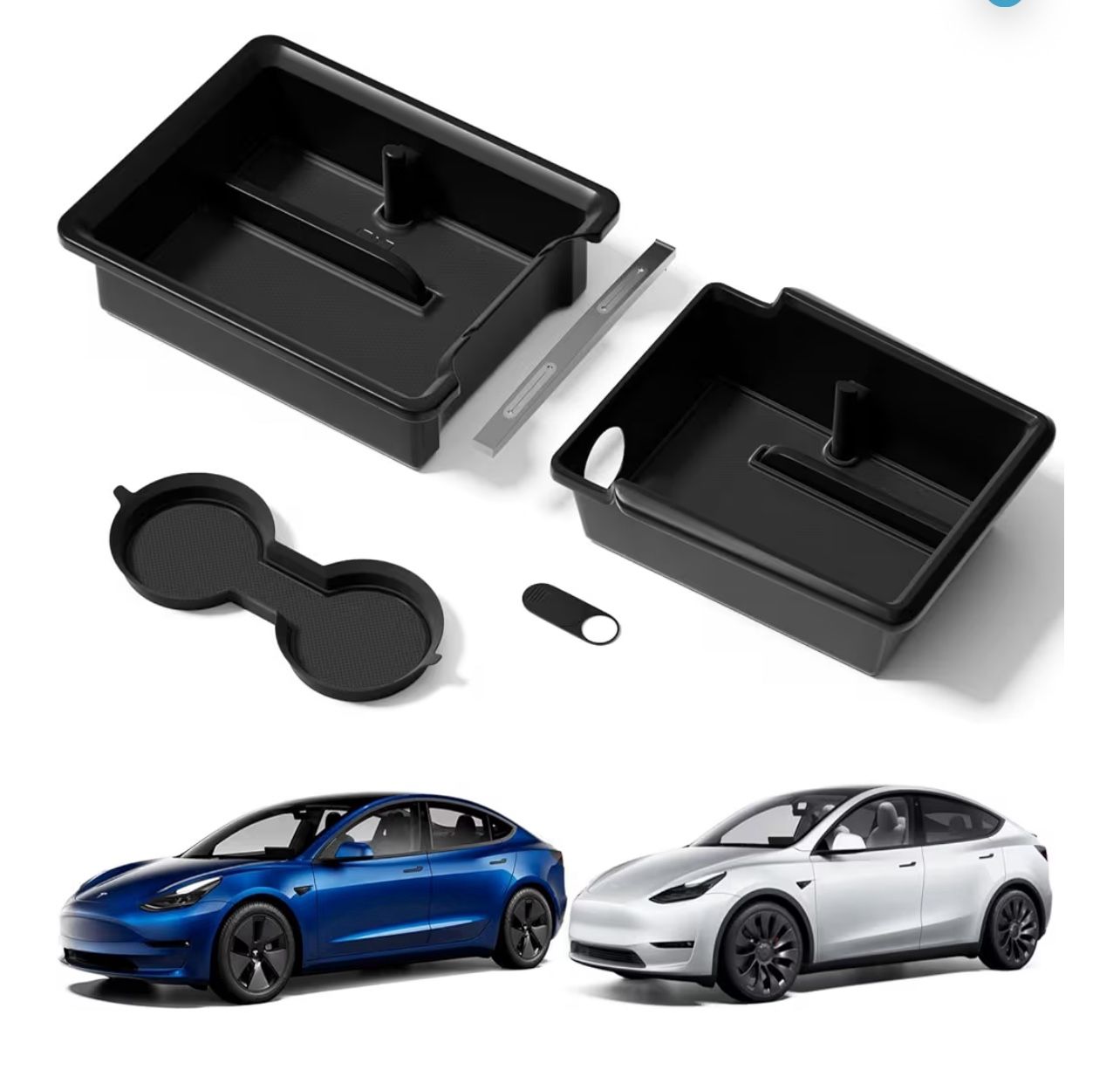Tesla Center Console Organizer Trays Accessories