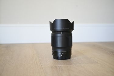 Nikon Z 50mm f/1.8 S Lens, Excellent, with Hood