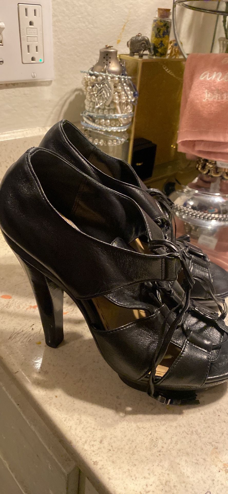 Coach Leather High Heels - Size 7