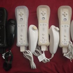 Original Nintendo Wii & Wii U Controllers 25$ Each Set (Controller + Nunchuk) Wii Motion plus Available 