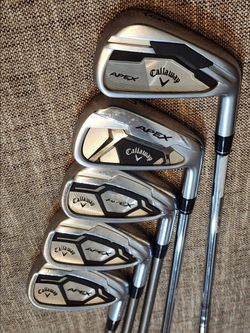 CALLAWAY APEX FORGED IRONS 6,7, 8,9,PW