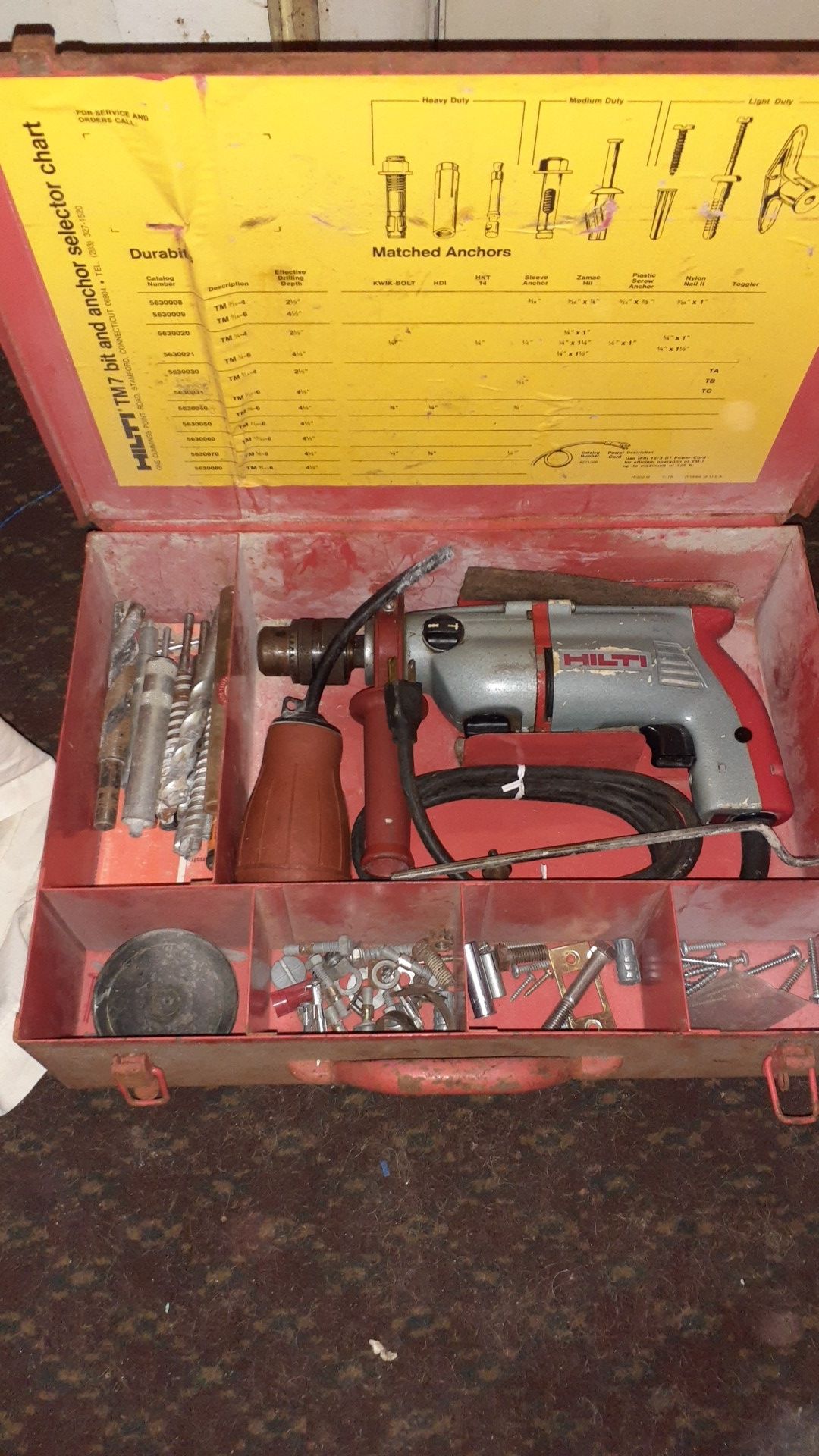 Hilti Tm-7 with Metal Case and Accessories