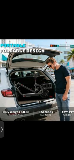 Foldable Electric Scooter with Seat