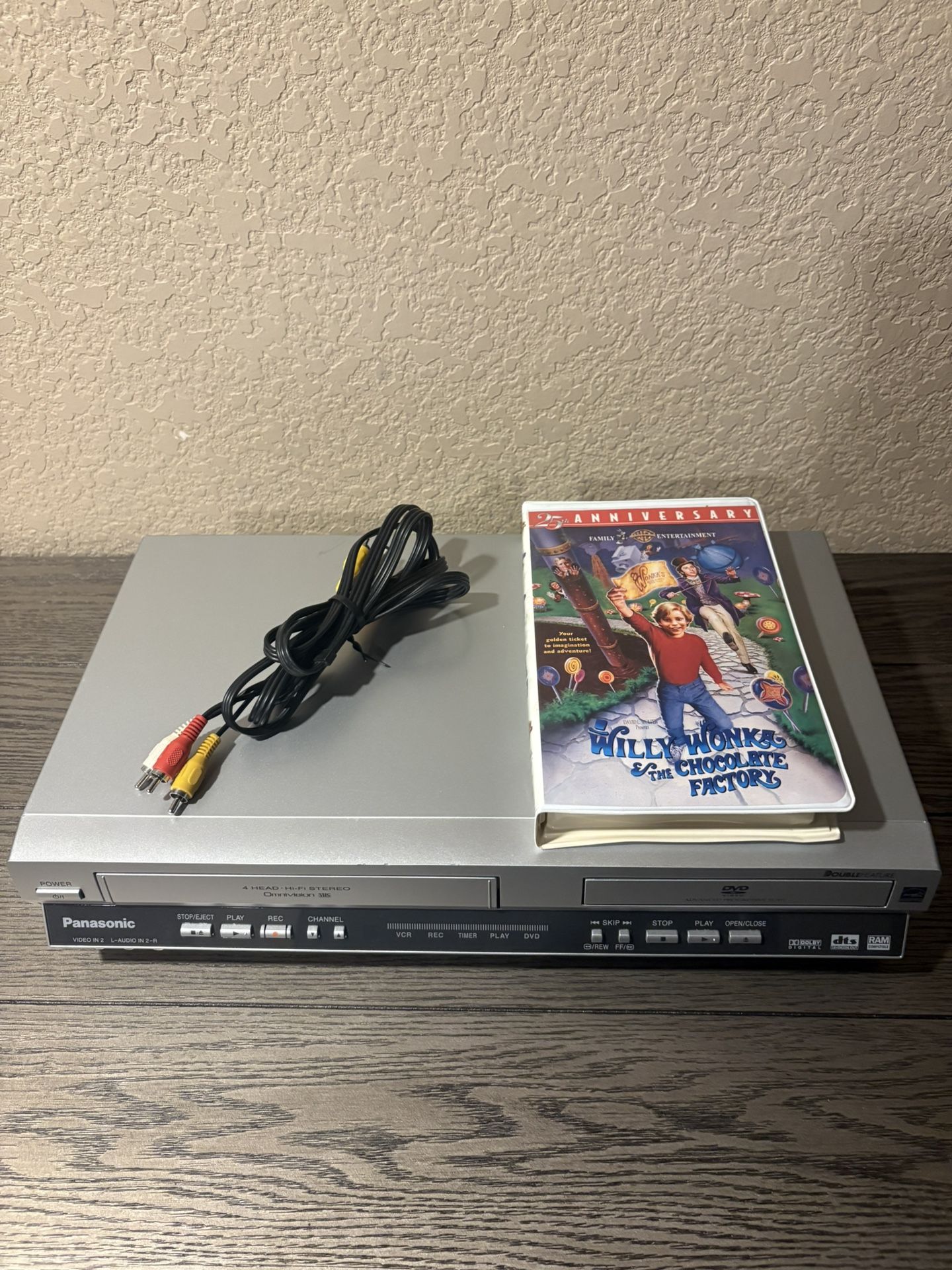 Panasonic VCR VHS Player - DVD Part Does Not work