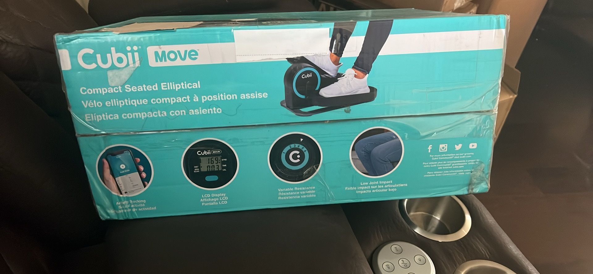 Under Desk Elliptical Exercise Machine Bundle