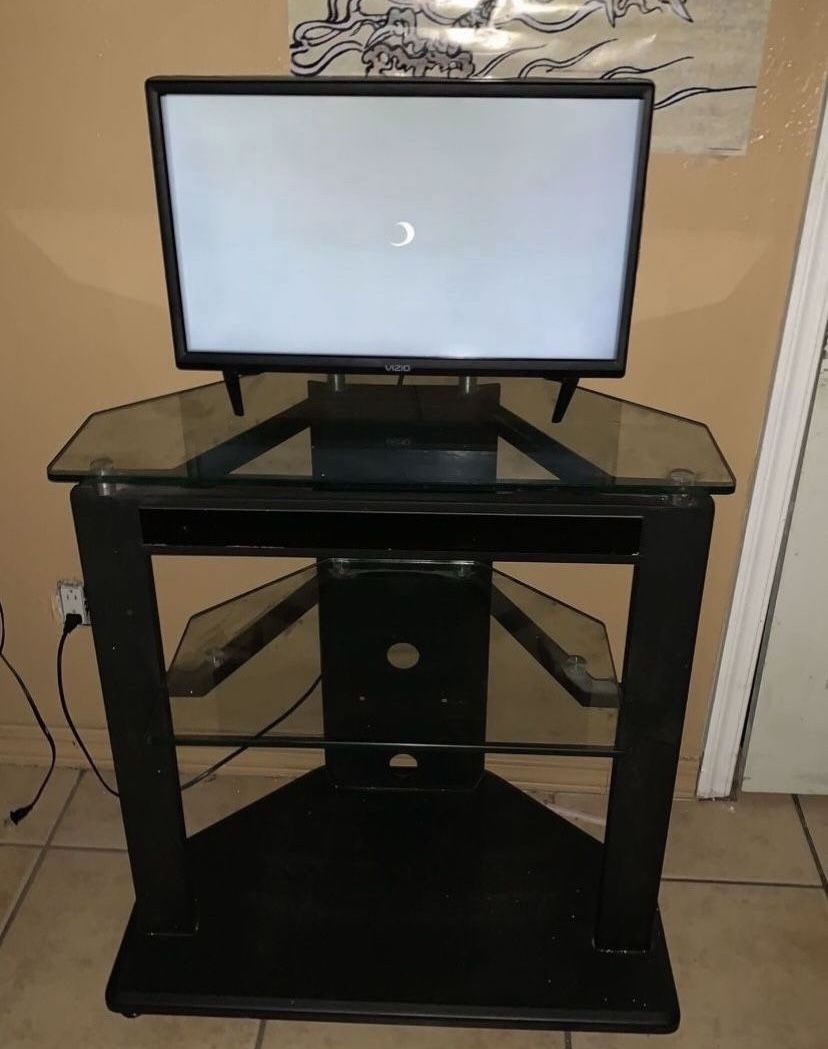 Great Furniture Glass Metal Media Center In Grey