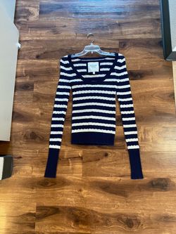 Abercrombie & Fitch Striped Knit Sweater