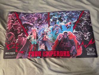 Four Emperors One Piece Trading Card Game Playmat