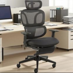 New Modern Mesh Office Chair With Cloth Hanger And Adjustable Armrests