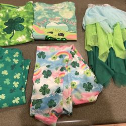 Lot Of Like New Girls St. Patrick’s 🍀Clothes Size 10/12 Please Read Post Before Messaging 