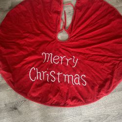 Christmas 50.0" Merry Christmas Tree Skirt 
