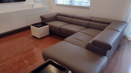 Sofa, sectional, 4-seater with chaise