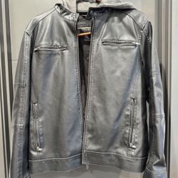 Men’s Guess Leather Jacket XL