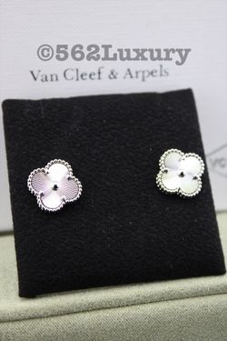 White Gold Van Cleef Earrings 