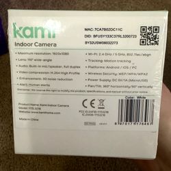 Kami Indoor Camera (New Still Sealed)