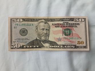 50 dollar bill 5 of a kind