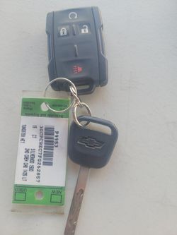 Chevrolet Silverado 1500 Oem Key And Key Fob