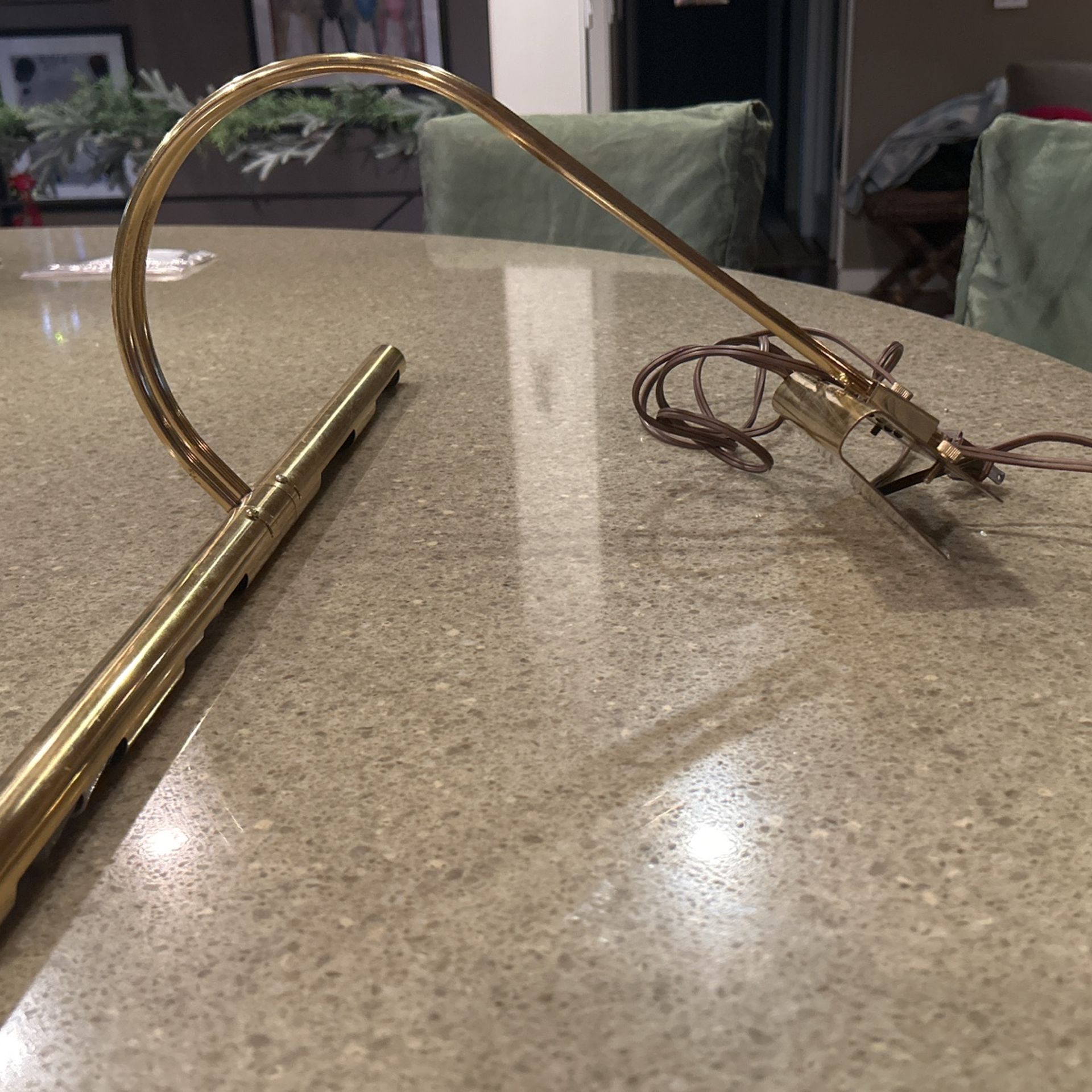 House Of Troy Vintage Brass Clamp Piano Light