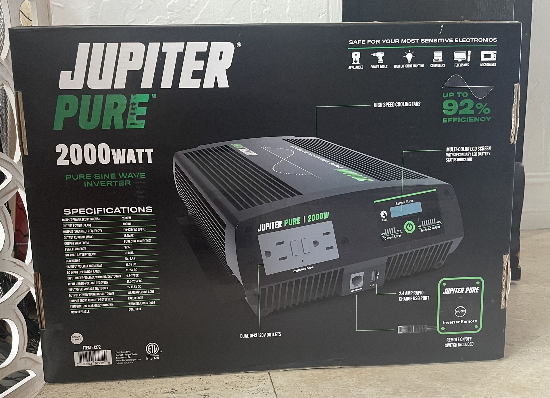 Jupiter Pure 2000 watt Inverter