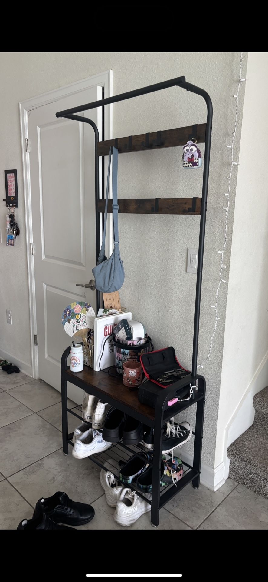 shoe rack/ bag hanger