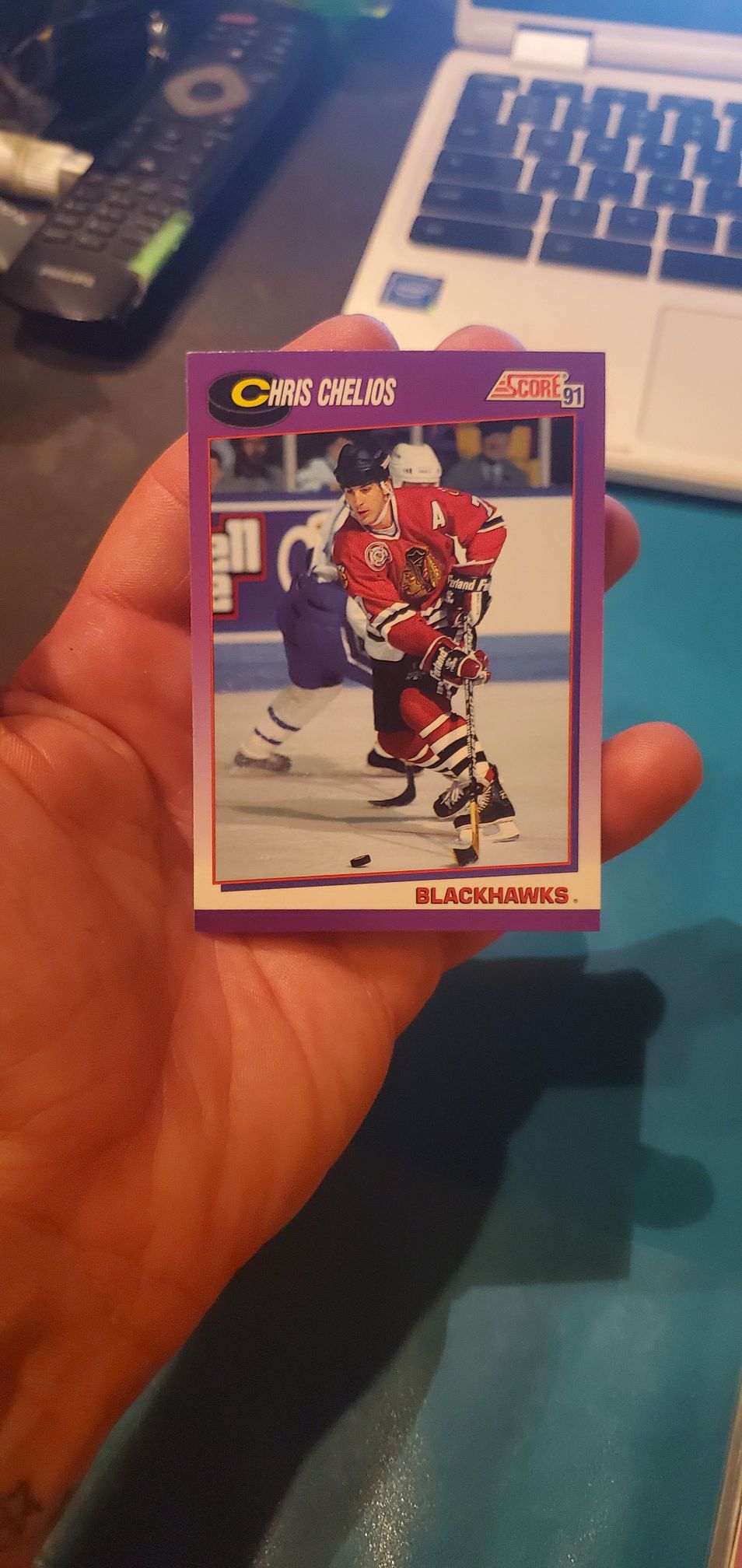 Chris chelios hockey card