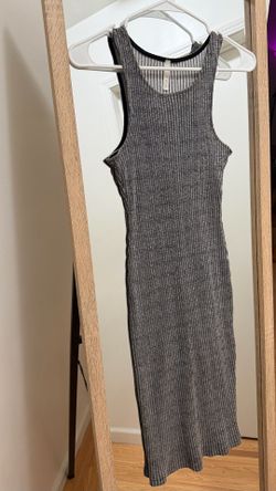 Gray bodycon dress
