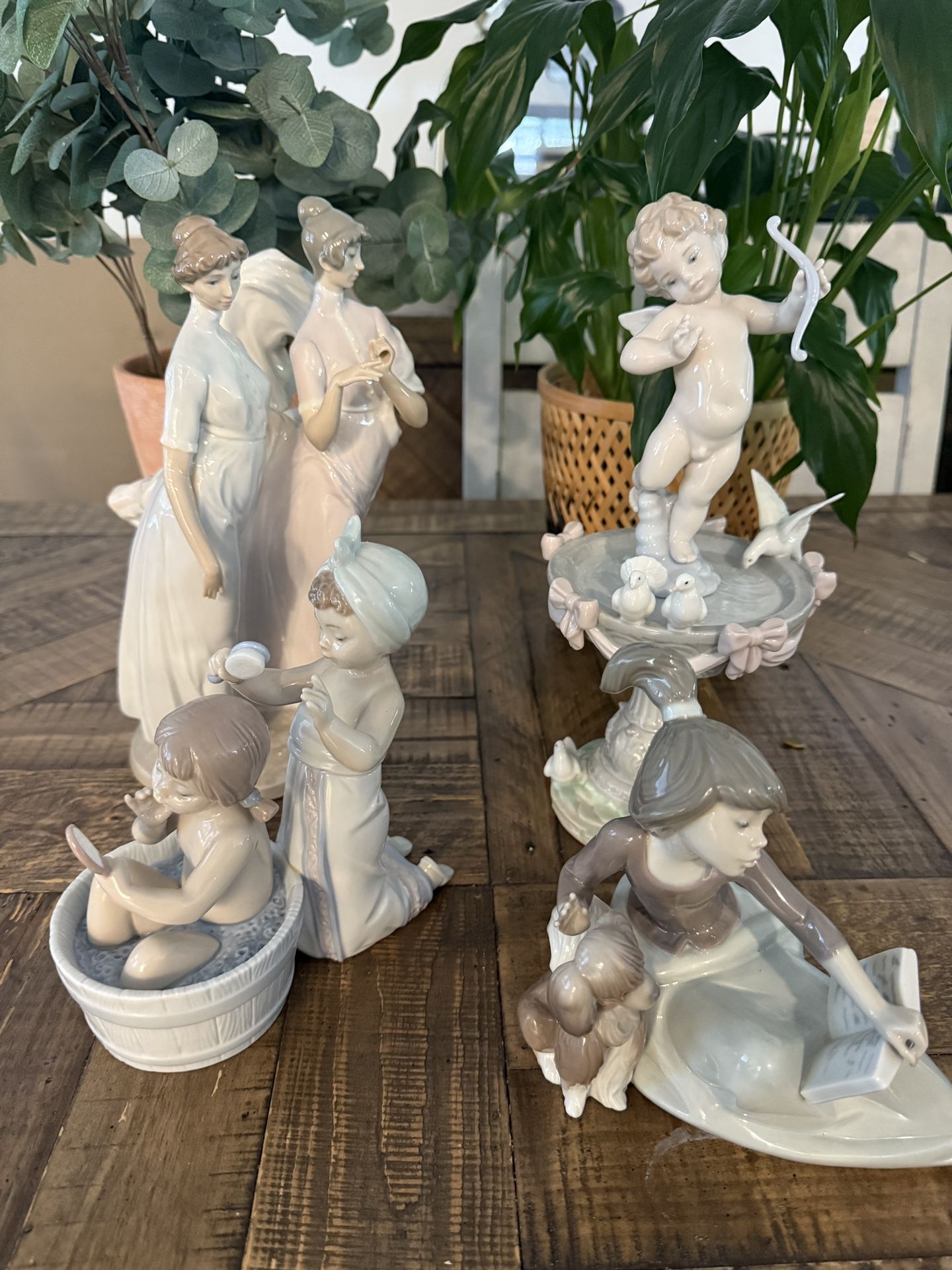 Lladro Figurine Collection 4 Pieces Retired Spain Vintage Rare