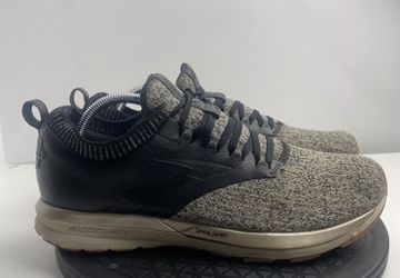 Brooks Ricochet Men’s Medium (D) Black Grey Formal Running Shoe! Size 10.5! EUC!