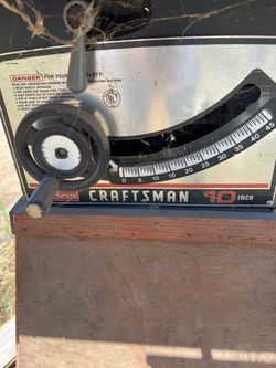 Craftsman 10” table saw