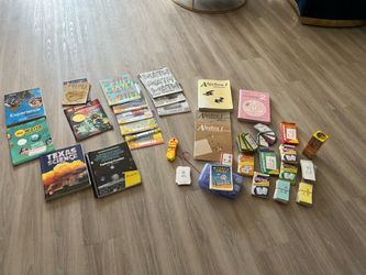 Homeschool Curriculum Books and Supplies Lot