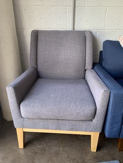 Chair light Grey Blue