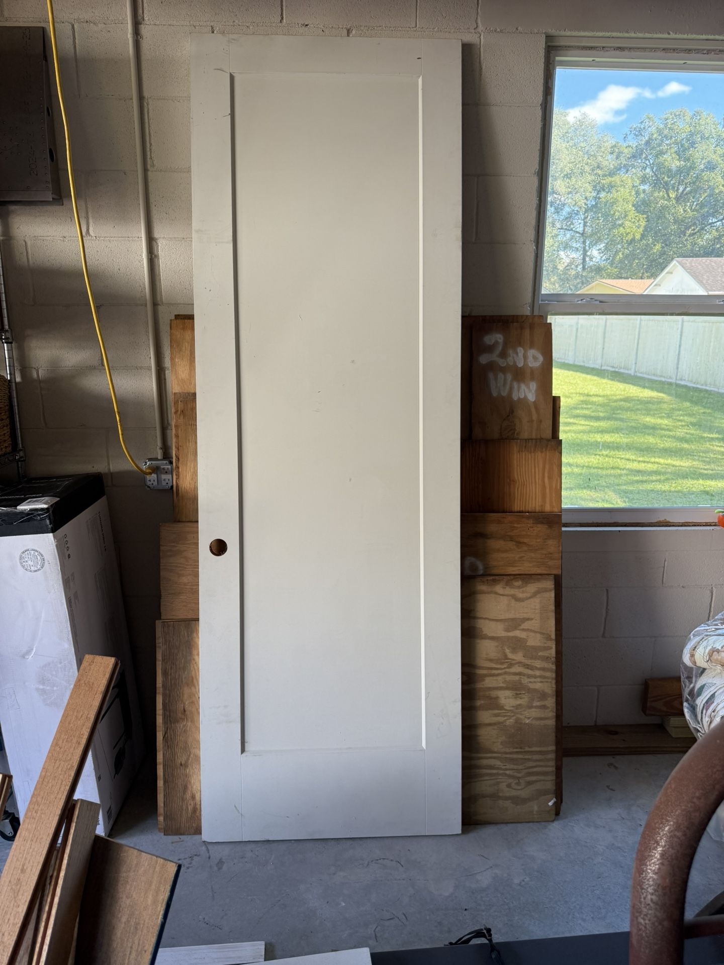 Solid doors wooden three doors and three closet doors