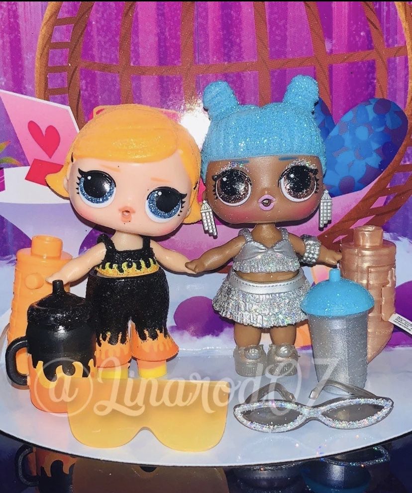 TWO Dolls NEW Fire 🔥 & Ice 🧊 LOL Surprise Dolls