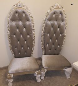King & Queen Dinning Thrones For Sale - Like New