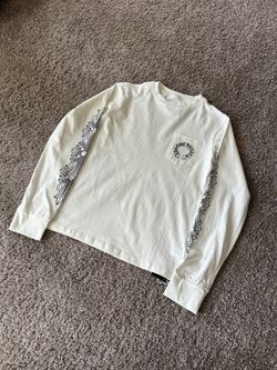 Chrome Heart White Long Sleeve Shirt – Size Large