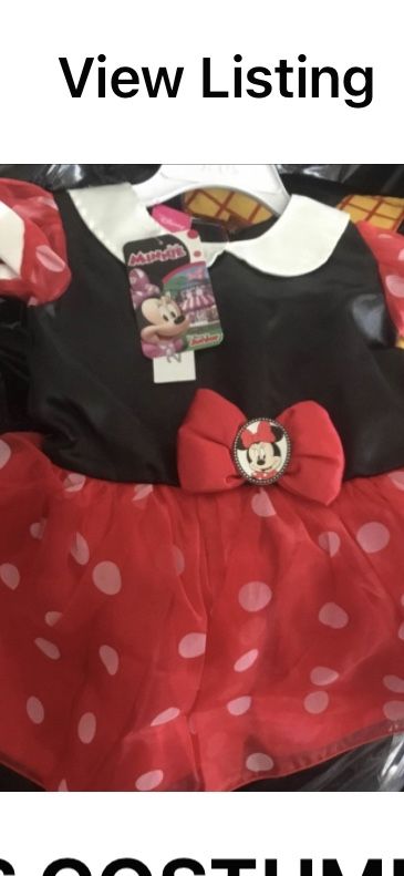 MINNIE MOUSE HALLOWEEN DRESS 6-12 Months &12-18 Months