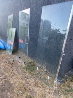 Glass doors