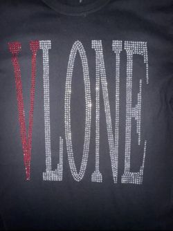 VLONE SWAROVSKI SHIRT SIZE L