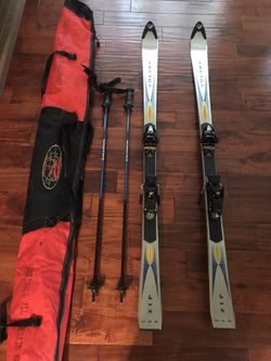 Volant Parabolic Skis With Poles - Like New, Top Of The Line