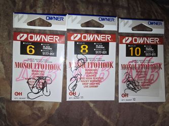 3 pks mosquito hooks